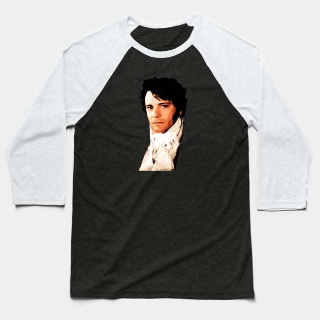 Mr Darcy - Pride and Prejudice Baseball T-Shirt by FanitsaArt